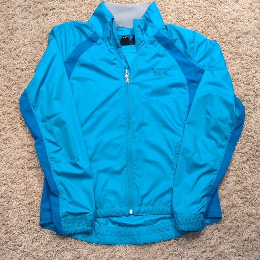 Mountain Hardwear Women's Bright Blue Raincoat